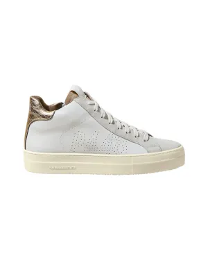 Women's Thea Mid Millenium Sneakers In White/ Light Beige