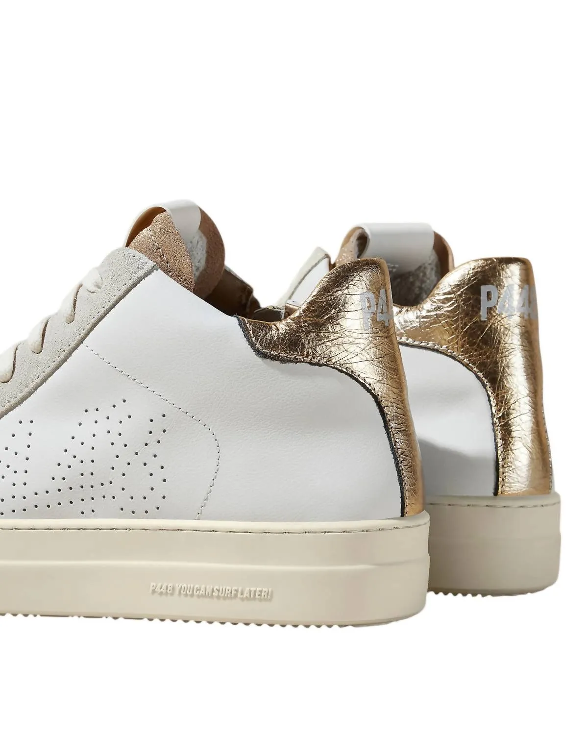 Women's Thea Mid Millenium Sneakers In White/ Light Beige