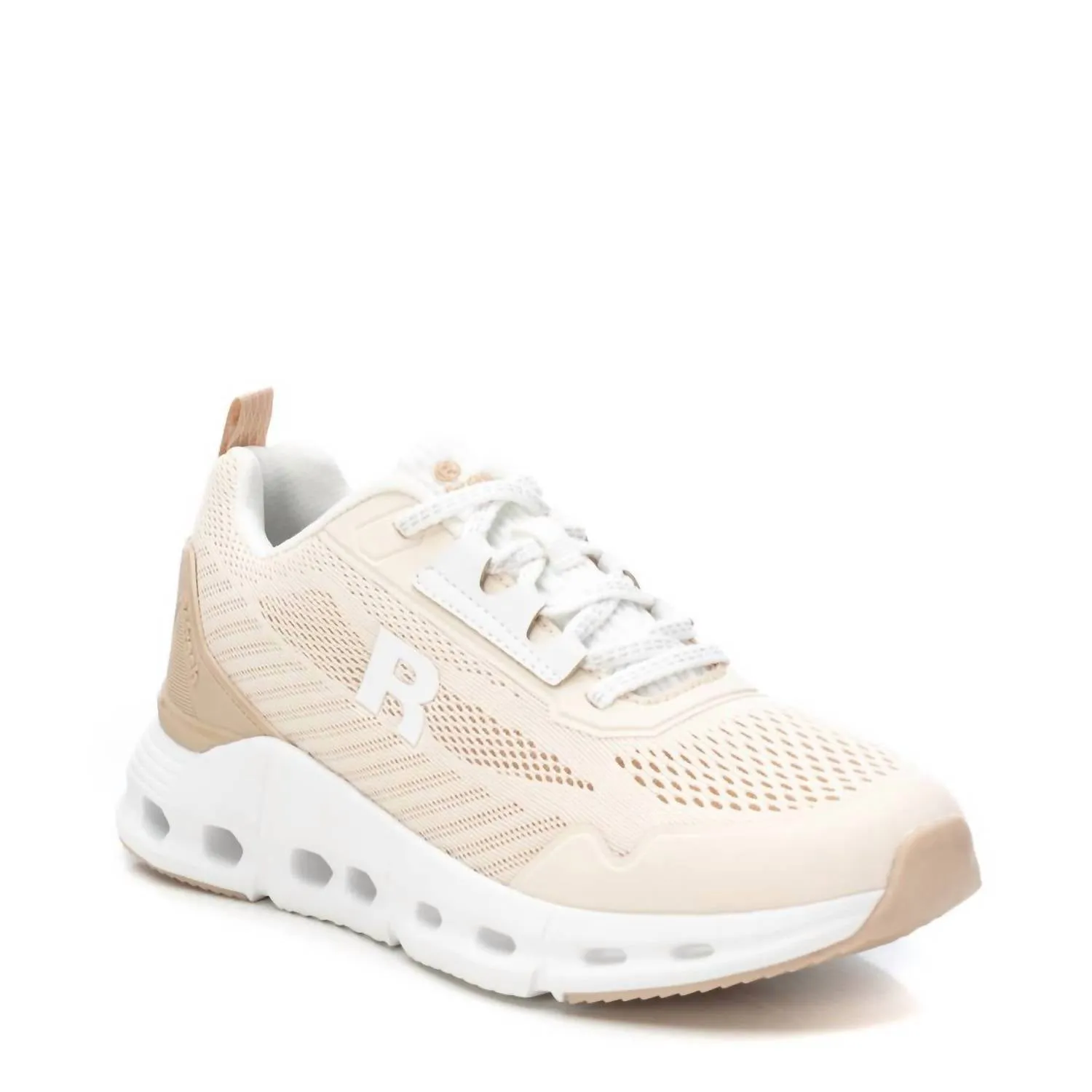 Women's Trainer Sneakers In Beige
