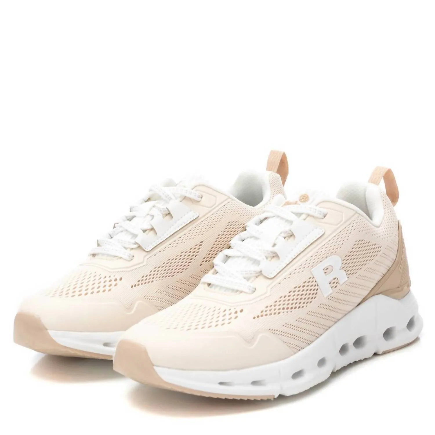 Women's Trainer Sneakers In Beige