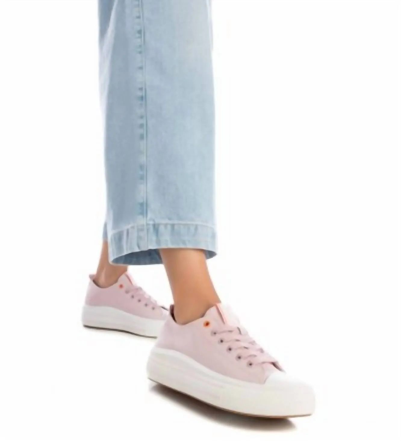 Women's Trainer Sneakers In Nude