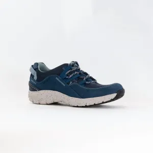 Women's Wave Range Waterproof Sneakers In Blue Combi