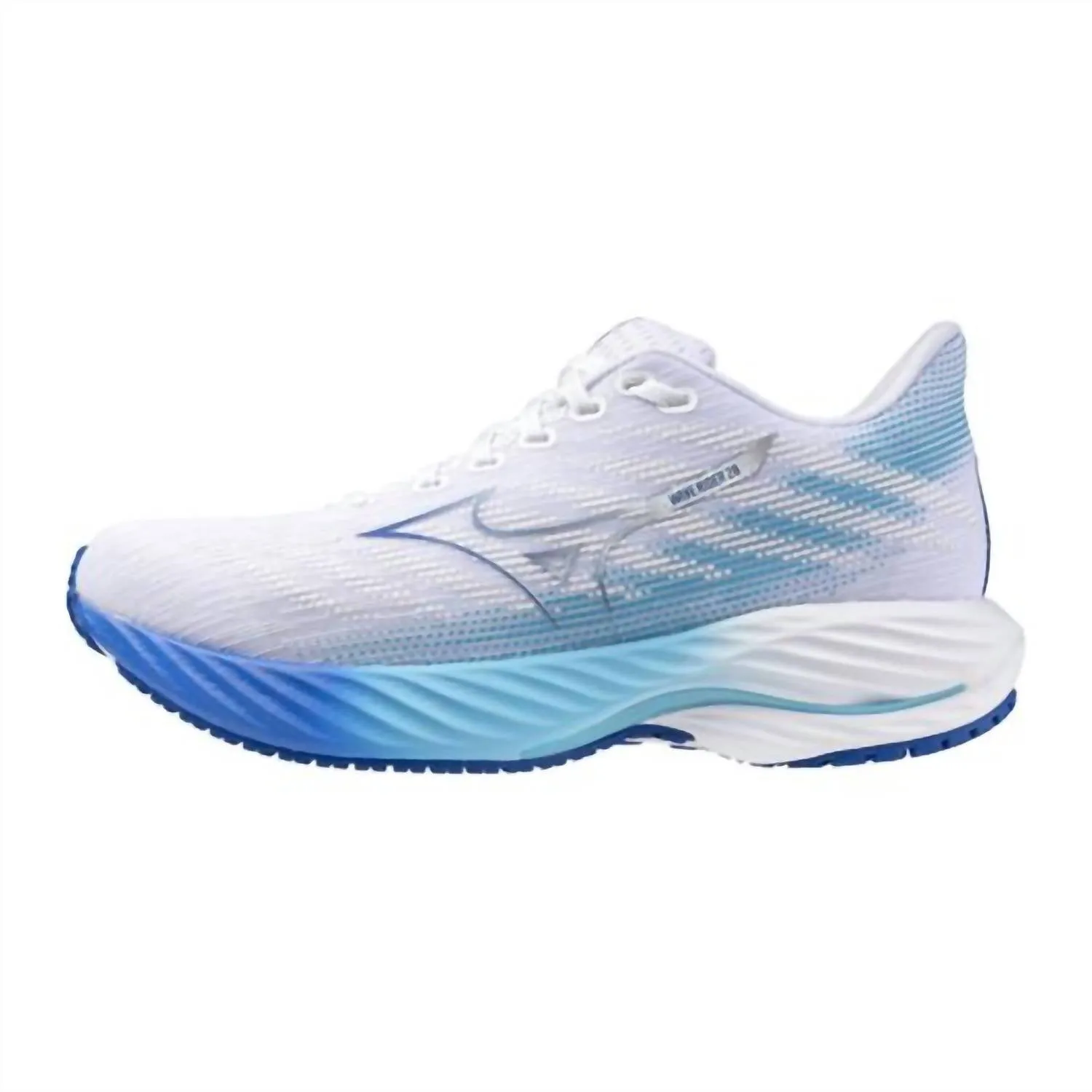 Women's Wave Rider 28 Shoes In White-Mugen Blue