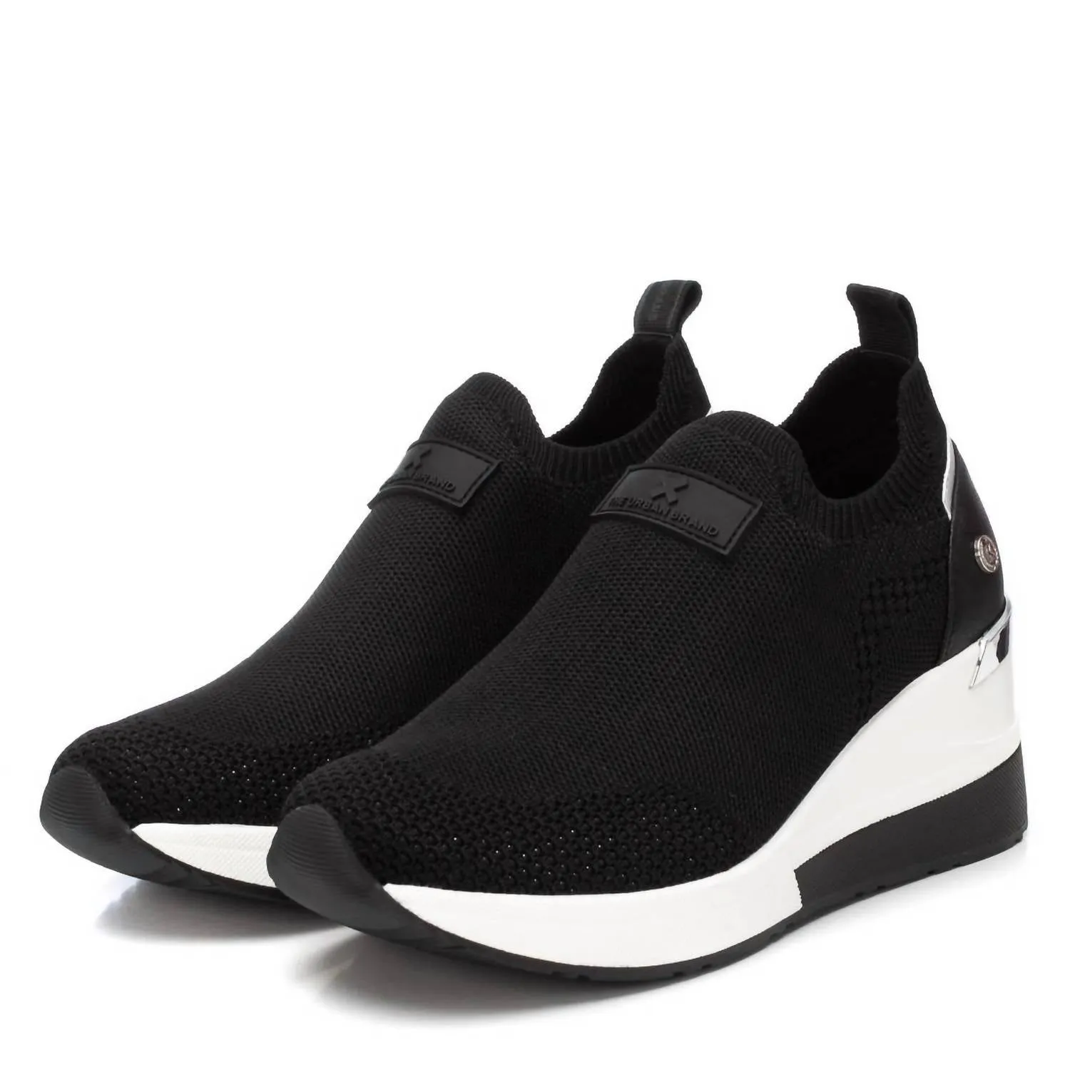 Women's Wedge Comfort Sneakers In Black