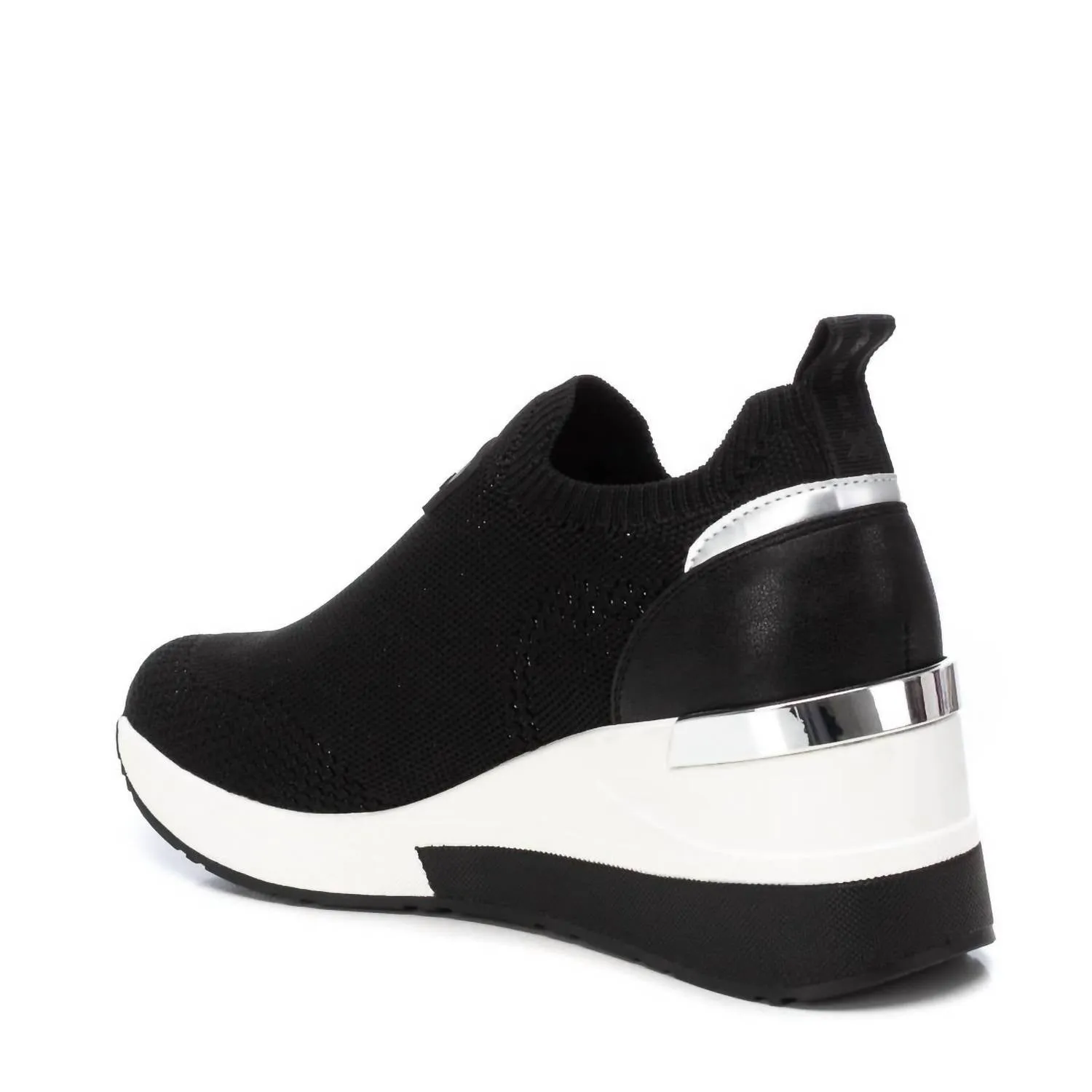 Women's Wedge Comfort Sneakers In Black