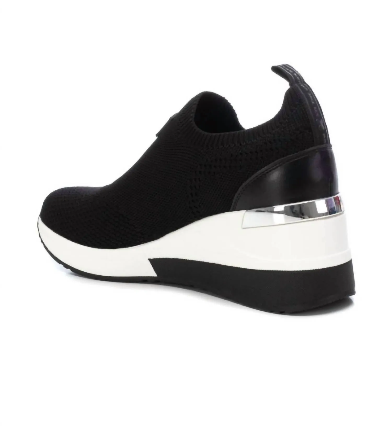 Women's Wedge Sneakers In Black