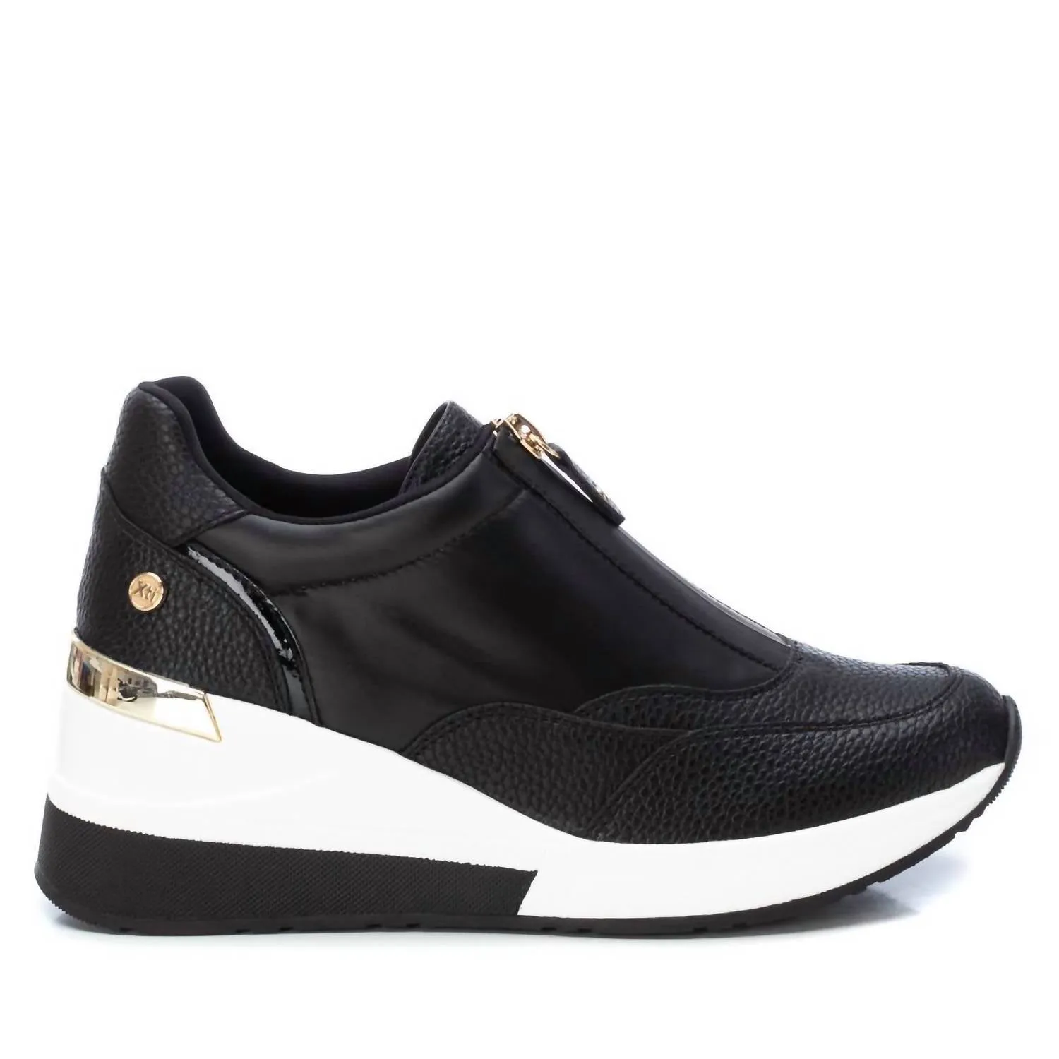 Women's Wedge Sneakers In Black