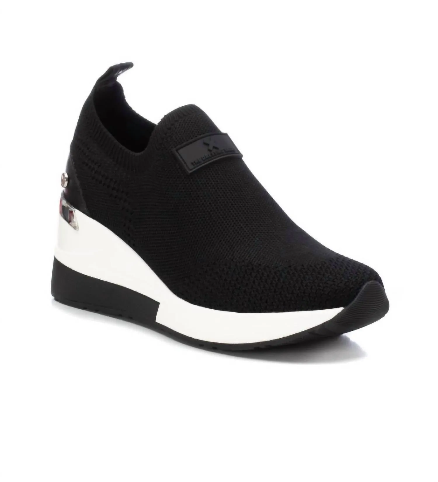 Women's Wedge Sneakers In Black
