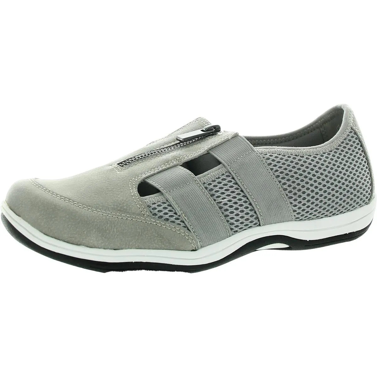 Womens Zipper Man Made Casual And Fashion Sneakers