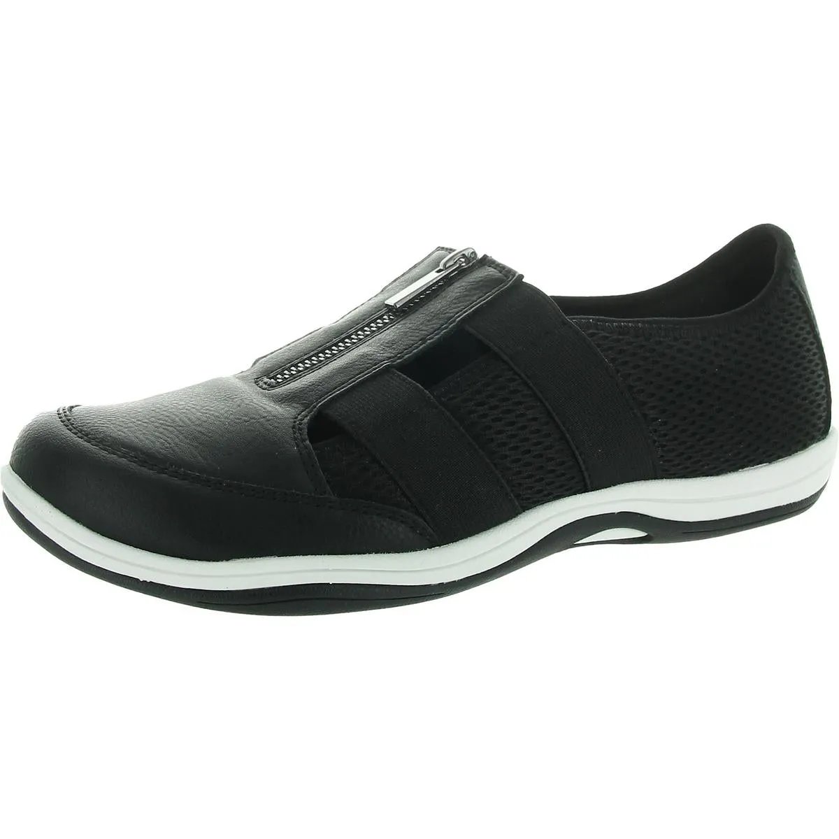 Womens Zipper Man Made Casual And Fashion Sneakers