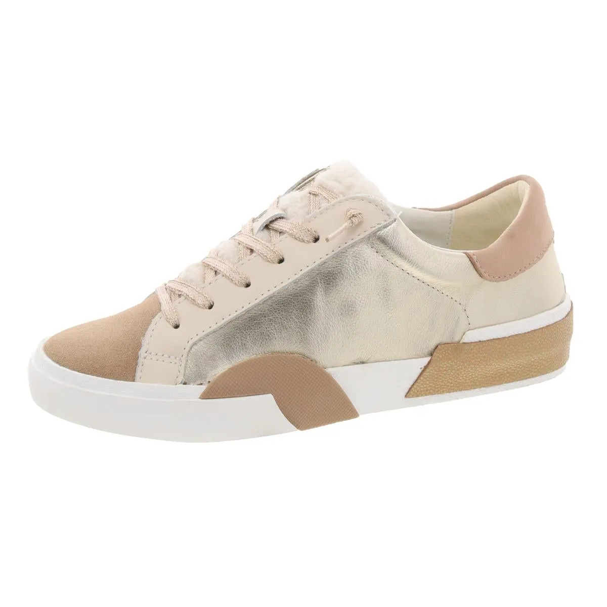 Zina Plush Womens Cushioned Footbed Lifestyle Fashion Sneakers