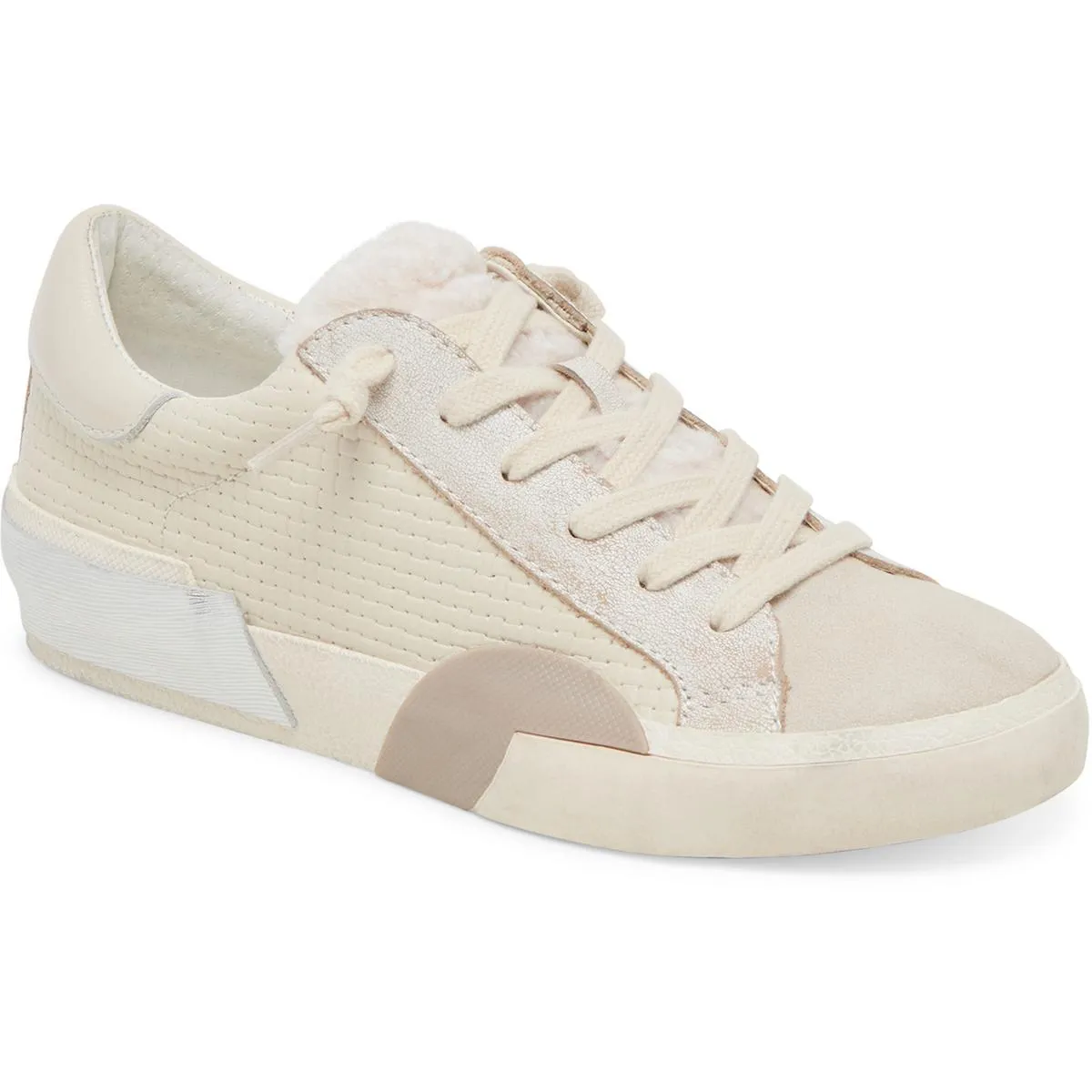 Zina Plush Womens Cushioned Footbed Lifestyle Fashion Sneakers