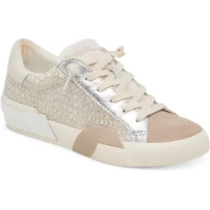 Zina Plush Womens Lace-Up Suede Casual And Fashion Sneakers